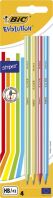 Bic Μολύβι Γραφίτη Evolution Stripes 4Τμχ (918485)