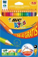 Bic Ξυλομπογιές Kids Evolution-14+4 Τμχ (829032)