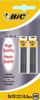 Bic 2x12 Μύτες Μηχανικού Μολυβιού 0.5mm (880336)