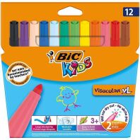 Bic Μαρκαδόρος Ζωγραφικής Eco Visacolor XL-12Τμχ (8922231)
