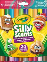 Crayola Wash Silly Scents Μαρκαδόροι Διπλή Μύτη 10Τμχ (58-8344)