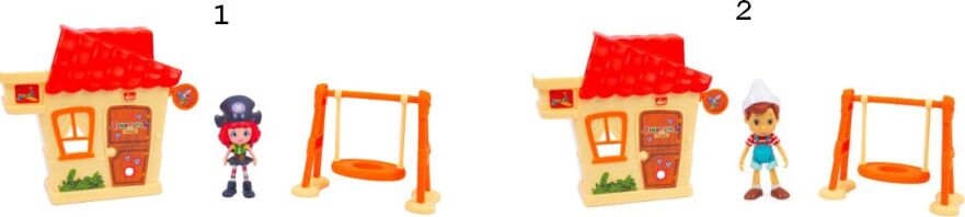 Πινόκιο Σπίτι Με Κούνια-2 Σχέδια (PNH18000)