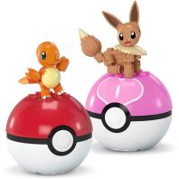 F.P. Mega Blocks Pokemon-Pokeball Σετ Των 2-3 Σχέδια (HXP11)
