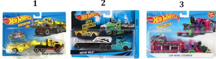 Hot Wheels Νταλίκα Hauling Rig-3 Σχέδια (BDW51)