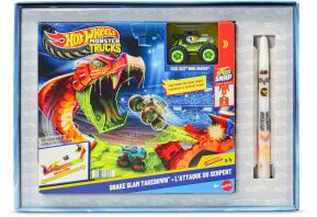 Λαμπάδα Hot Wheels Monster Trucks Πίστα-Επίθεση Φιδιού (JJN44)