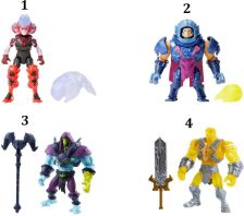 He-Man Animation Φιγούρες-4 Σχέδια-1 ΤΜΧ(HBL65)