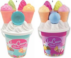 Androni Giocattoli Κουβαδάκι-Σετ Cup Cake Gelati-2 Σχέδια (1292-0000)