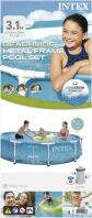 Intex Πισίνα Metal Frame Beachside 305x76cm (28208NP)
