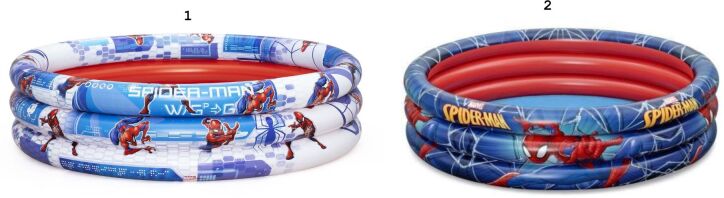 Bestway Spiderman Πισίνα 3-Ring 122x122x30cm-2 Σχέδια (98018)