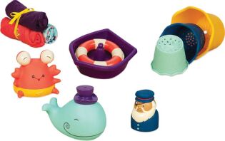 B.Toys Σετ Παιχνιδιών Μπάνιου Wee B.Splashy (BX1568Z)