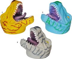 WC Δεινόσαυροι Hand Puppet - 3 Σχέδια (D2892)