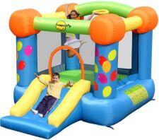 Happy Hop Φουσκωτό Τραμπολίνο Party & Hoop Bouncer (9070)