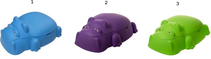 Starplast Αμμόδοχος Ιπποπόταμος- 3 Σχέδια (018518)