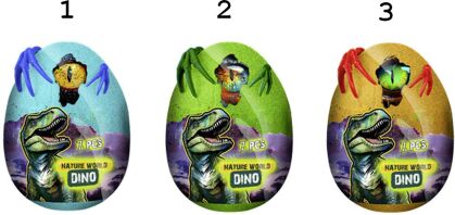 Simba Dino Αυγά Δεινοσαύρου & Φιγούρα-3 Σχέδια (104342684)