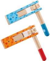 Hape Early Melodies Ξύλινη Ροκάνα Happy Noisemaker (E0611)
