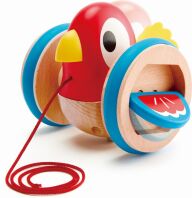 Hape Push & Pull Ξύλινο Συρόμενο Πουλάκι (E0360)