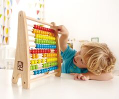 Hape Early Explorer Ξύλινος Άβακας Rainbow Bead Abacus (E0412A)