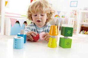 Hape Early Explorer Ξύλινα Σχήματα Twist & Turnables (E0416AG53)