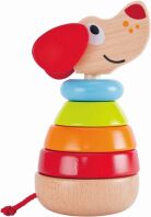 Hape Pepe & Friends Ξύλινο Stacker Pepe Με Ήχους (E0448A)