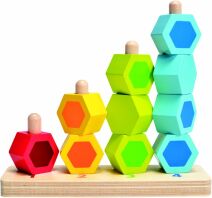 Hape Early Explorer Ξύλινο Counting Stacker (E0504)