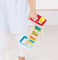 Hape Early Explorer Ξύλινο Σετ Σφηνώματα Rainbow Pounder (E0506B)