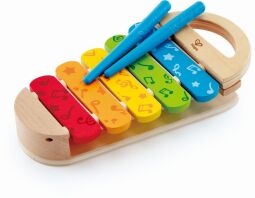 Hape Early Melodies Ξύλινο Ξυλόφωνο Rainbow (E0606)
