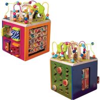 B.Toys Ξύλινος Κύβος Δραστηριοτήτων Zany Zoo (BX1004Z)