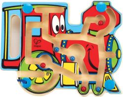 Hape Early Explorer Ξύλινο Παιχνίδι Με Μπίλιες Choo-Choo Tracks (E1701)