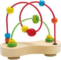 Hape Totally Amazing Λαβύρινθος Με Ξύλινες Χάντρες Double Bubble (E1801)