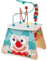 Hape Learning Ξύλινος Κύβος Δραστηριοτήτων Light-Up Circus (E1813)