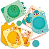 Hape Early Explorer Ξύλινο Spin N' Draw-3 Σχέδια (E2023K)