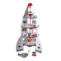 Hape Early Explorer Ξύλινο Διαστημόπλοιο Four-Stage Rocket Ship (E3021A)