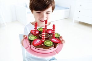 Hape Playfully Delicious Ξύλινη Τούρτα Γενεθλίων Double Flavored (E3140A)