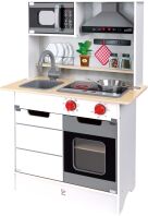 Hape Playfully Delicious Ξύλινη Κουζίνα Super Serve (E3211A)