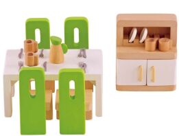 Hape Happy Family Ξύλινη Τραπεζαρία (E3454A)