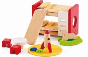 Hape Happy Family Ξύλινο Παιδικό Δωμάτιο (E3456Α)