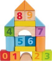 Hape Ξύλινο Σετ Τουβλάκια Beech Block Count N' Build 20Τμχ (E8388A)