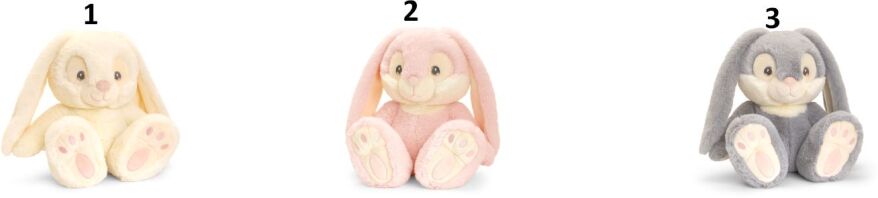 Keel Eco Λούτρινο Κουνέλι Patchfoot 30cm-3 Σχέδια (SE1363)