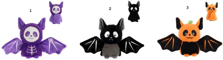 Keel Eco Λούτρινο Νυχτερίδα 13cm-3 Σχέδια (EH3880)