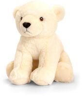 Keel Eco Λούτρινο Πολική Αρκούδα 25cm (SE6121)