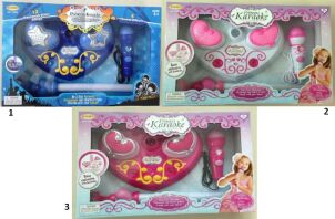 BW Karaoke B/O With Microphone & Stand-3 Σχέδια (HK-1389A)