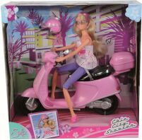 Simba Steffi Love-Κούκλα 29cm + Motorcycle (5730282)