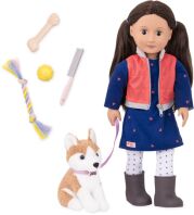 Our Generation Kούκλα Leslie & Σκυλάκι (BD31201Z)