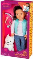 Our Generation Κούκλα Cassie With Pet Dog (BD31243Z)