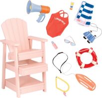 Our Generation Σετ Καρέκλα & Αξεσουάρ Ναυαγοσώστριας (BD37416Z)