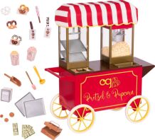 Our Generation Καρότσι Pretzel-Popcorn Και Αξεσουάρ (BD37931Z)