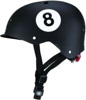 Globber Κράνος Elite Lights XS/S (48-53cm) Black 8 Ball (507-120)