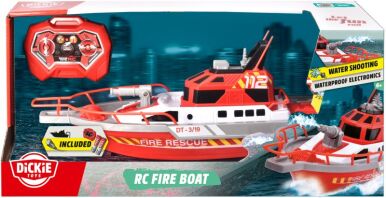 Dickie Τηλεκατευθυνόμενο Σκάφος Fire Boat 38cm RTR (201107000)