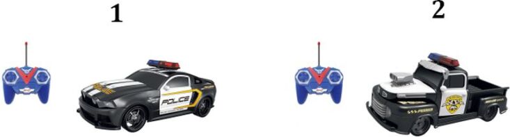 AT Τηλεκατευθυνόμενο Police 1:18-2 Σχέδια (8833(1-2)