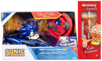 Λαμπάδα Jakks Pacific Τηλεκατευθυνόμενο Sonic Drifting (429974)